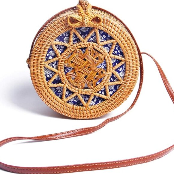 Urban Outfitters Handbags - Shoulder Rattan Bag Straw Cross body